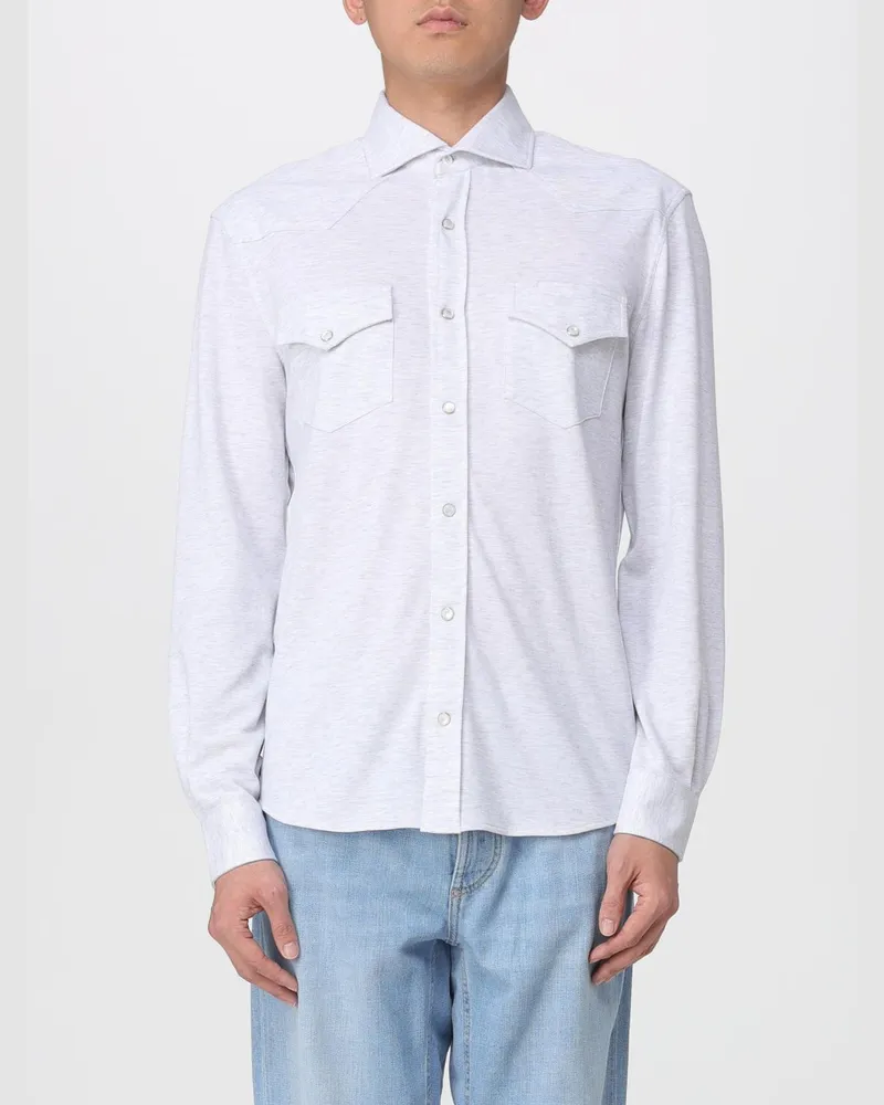 Brunello Cucinelli Hemd herren Perle