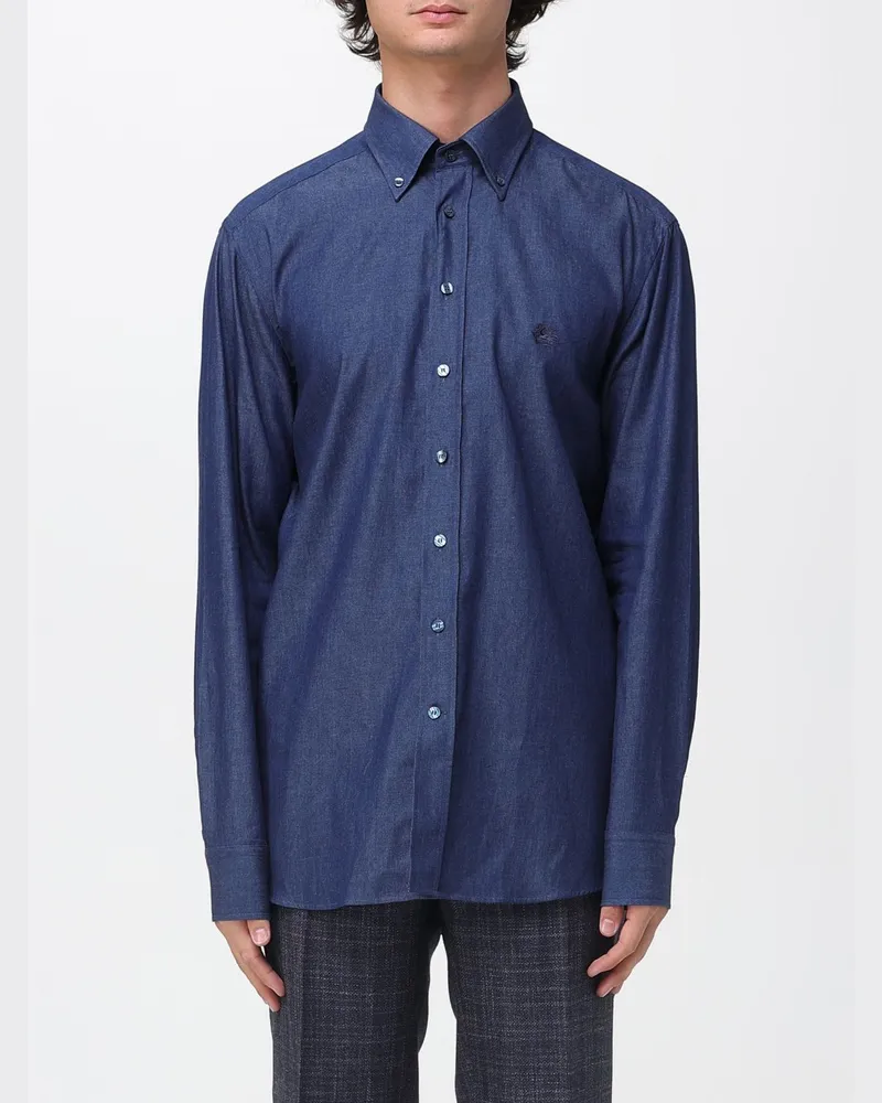 Etro Hemd herren Hellblau