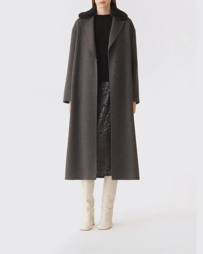 Fabiana Filippi Mantel damen Grau