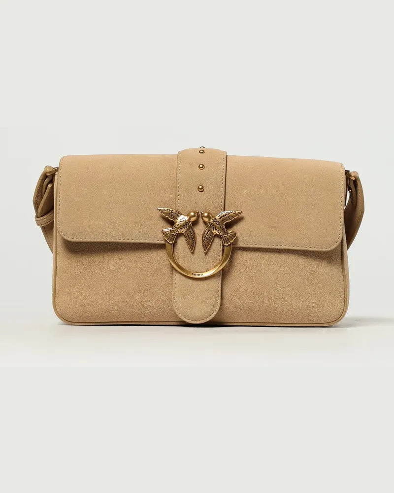 Pinko Schultertasche damen Beige