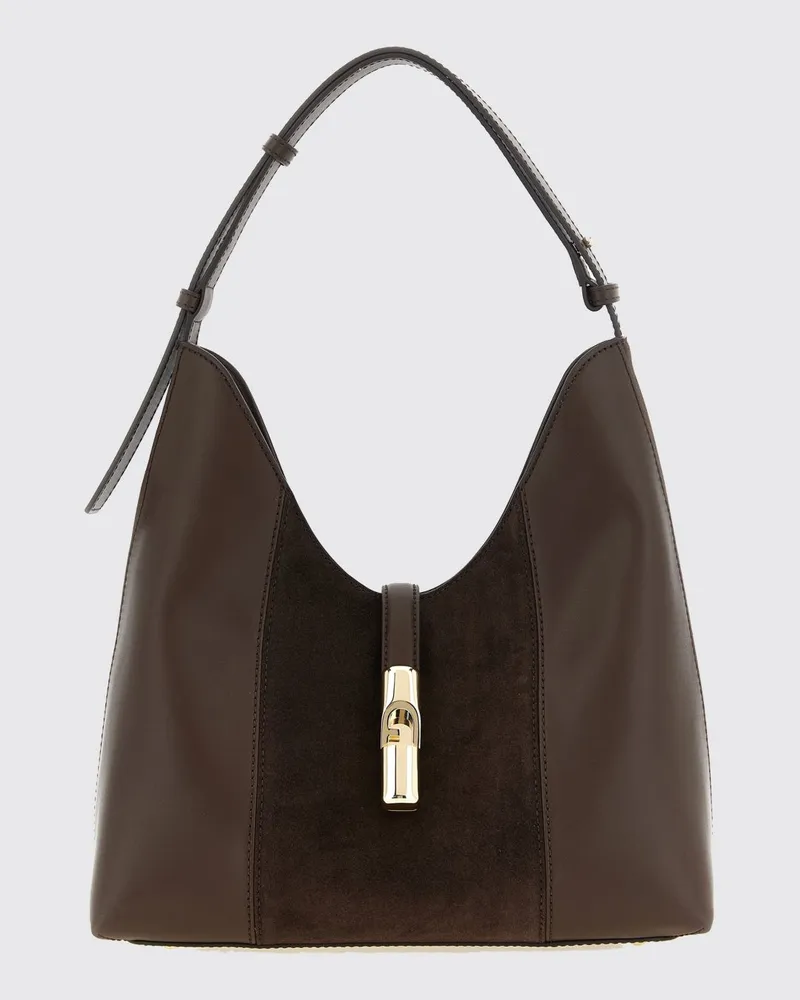 Furla Schultertasche damen Kaffee