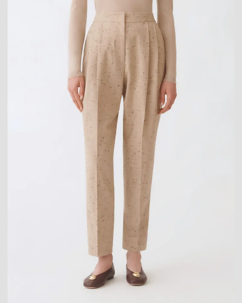 Fabiana Filippi Hose damen Beige