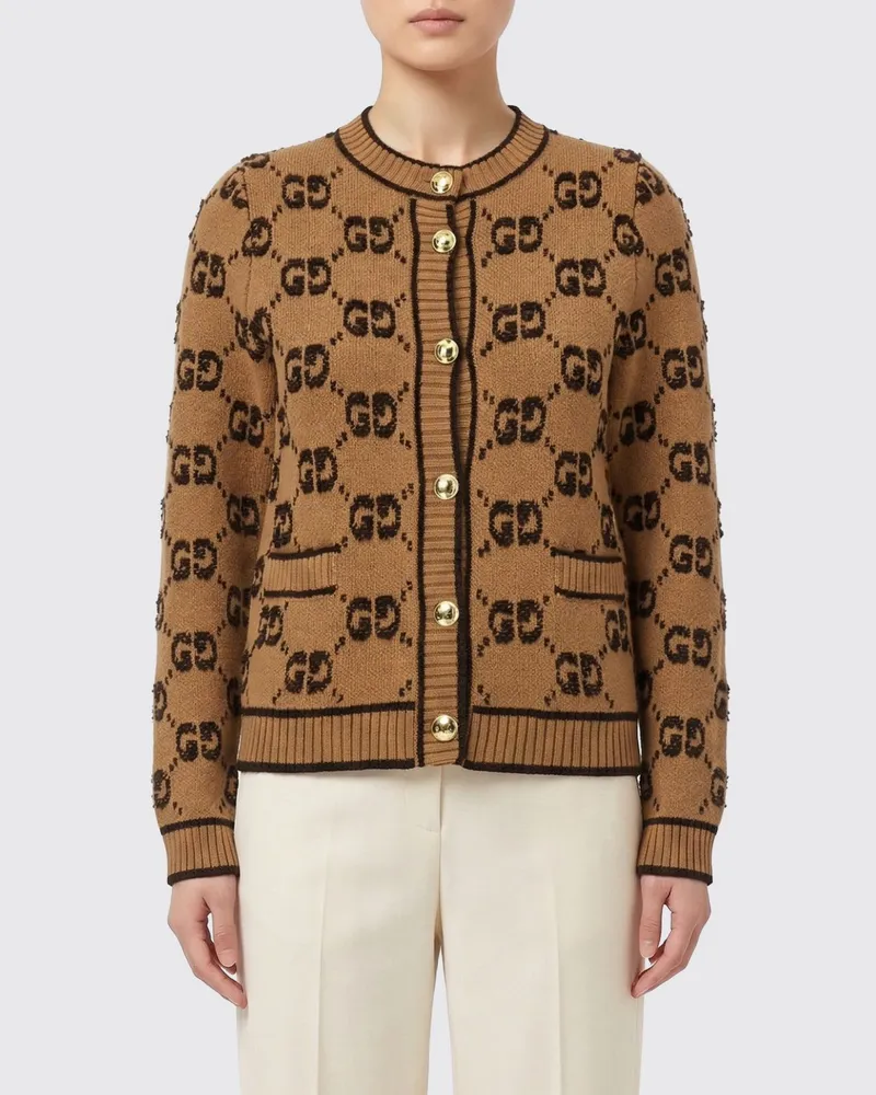 Gucci Strickjacke damen Beige