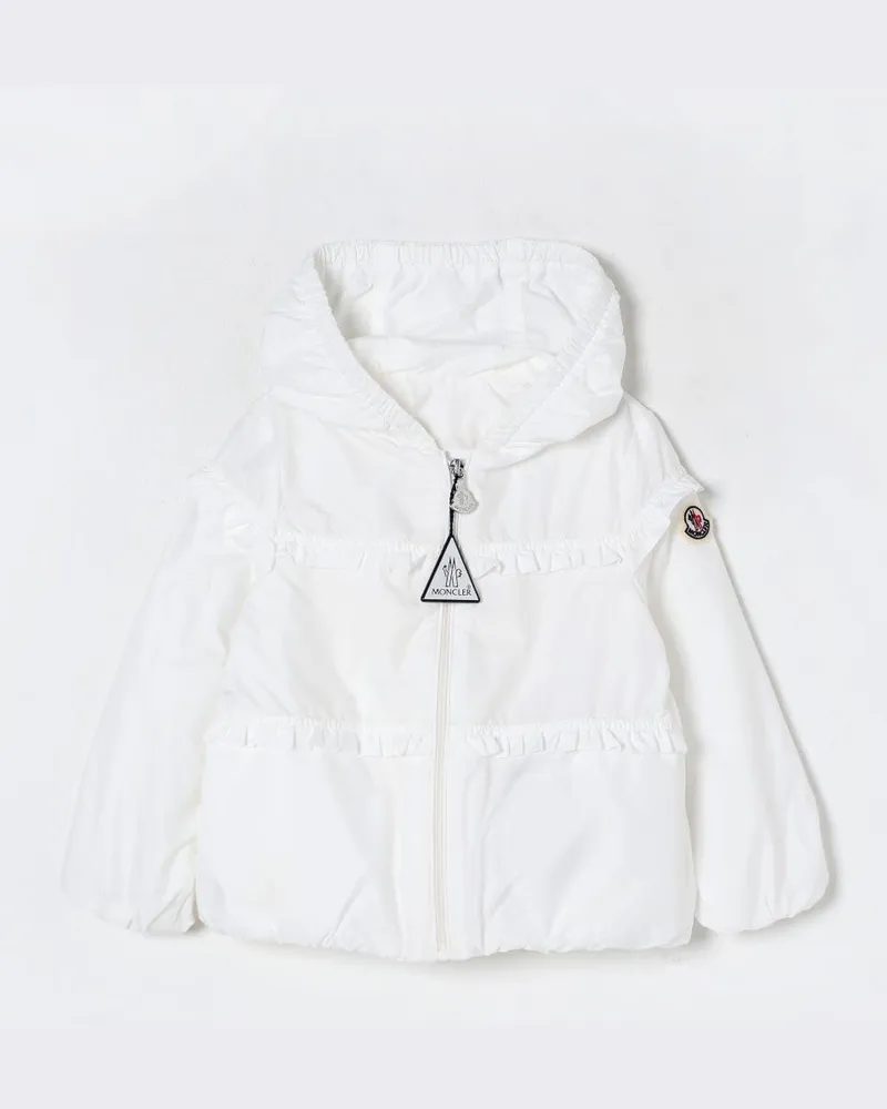 Moncler Mantel kinder Weiß
