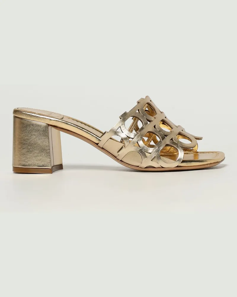 Ferragamo Schuhe damen Gold