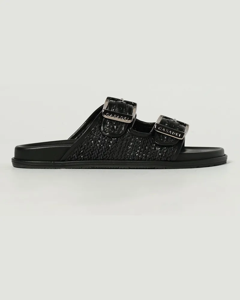 Casadei Flache sandalen damen Schwarz