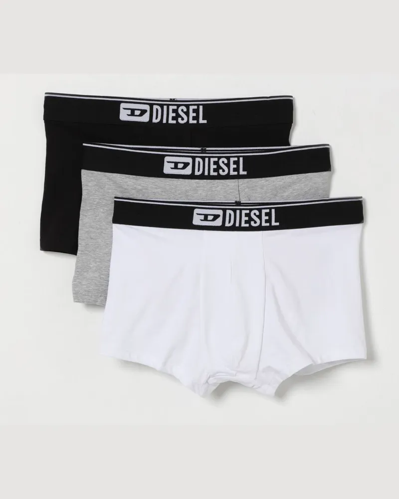 Diesel 3er-Set Stretch-Baumwoll-Boxershorts Schwarz