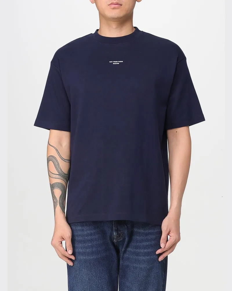 Drôle de Monsieur T-shirt herren Blau