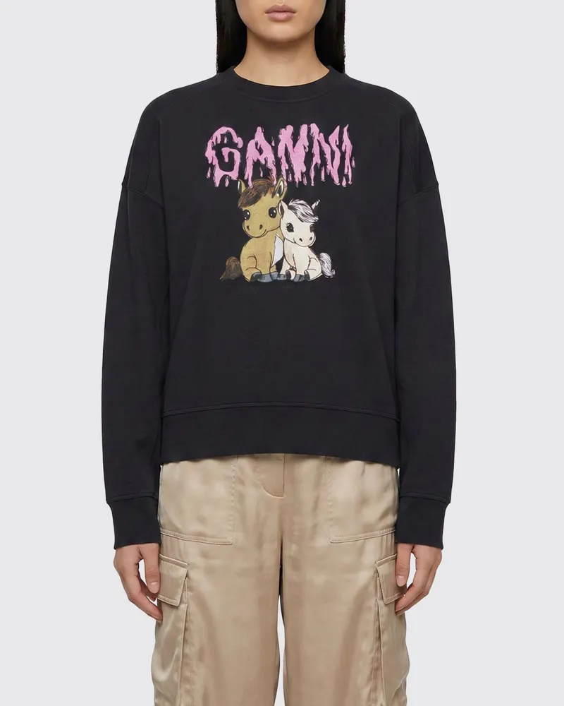 Ganni Sweatshirt damen Grau