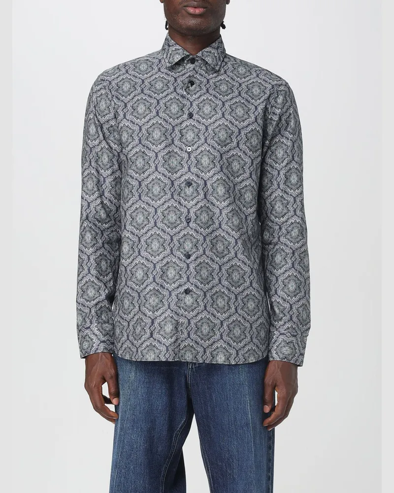 Etro Hemd herren Navy