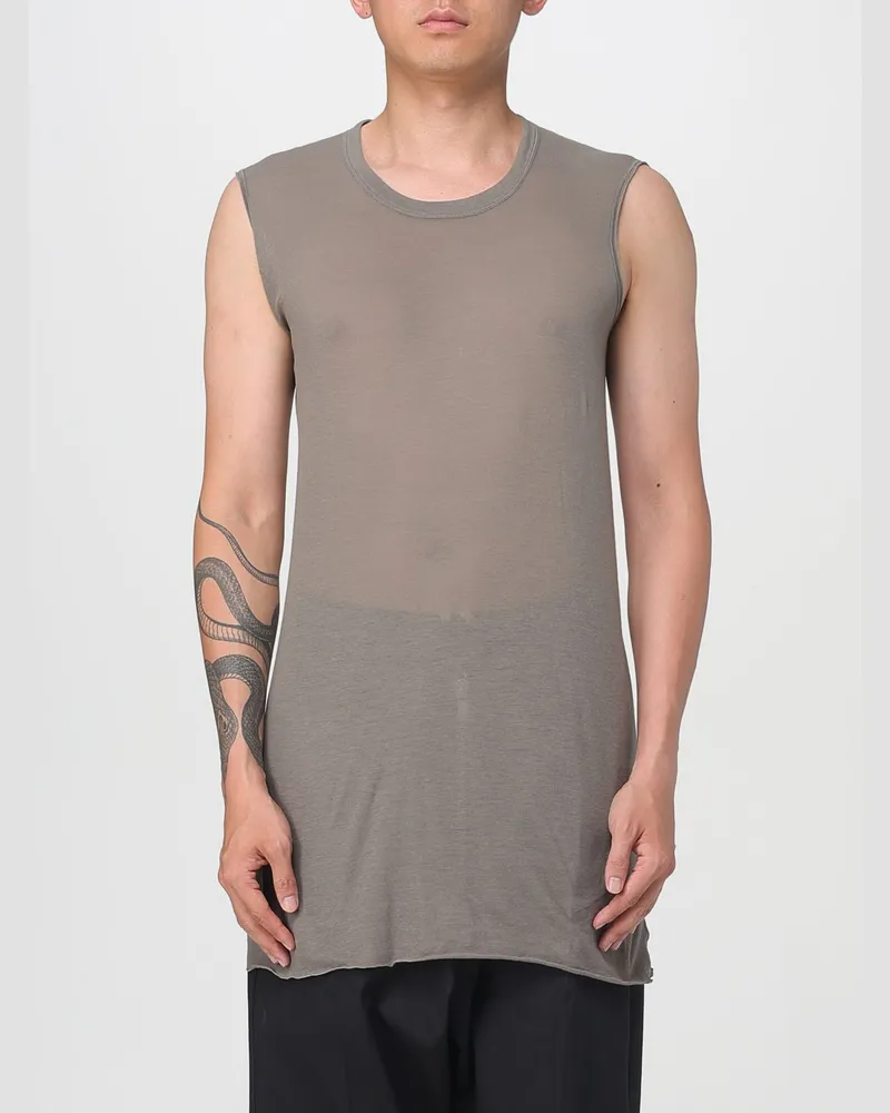 Rick Owens T-shirt herren Rostbraun