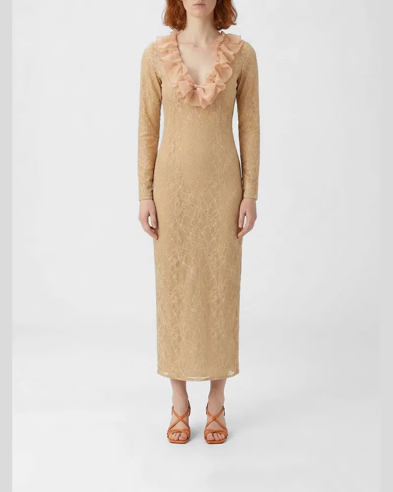 Alessandra Rich Kleid damen Nude