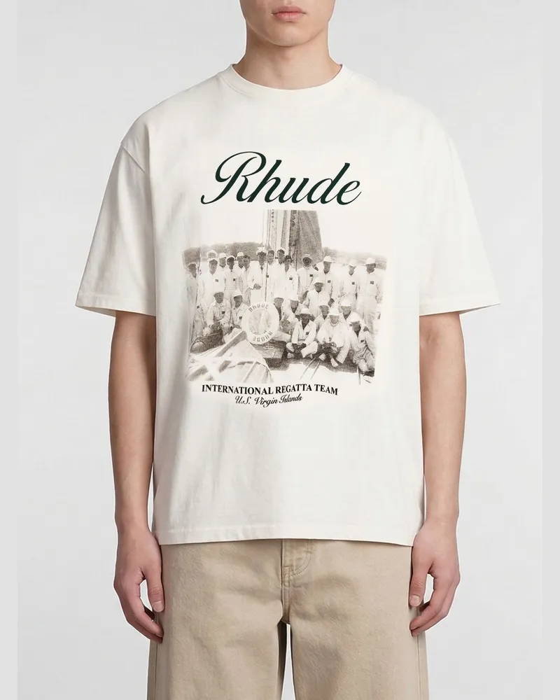 RHUDE T-shirt herren Weiß