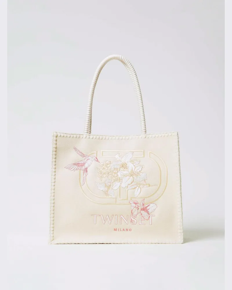 Twin-Set Schultertasche damen Beige