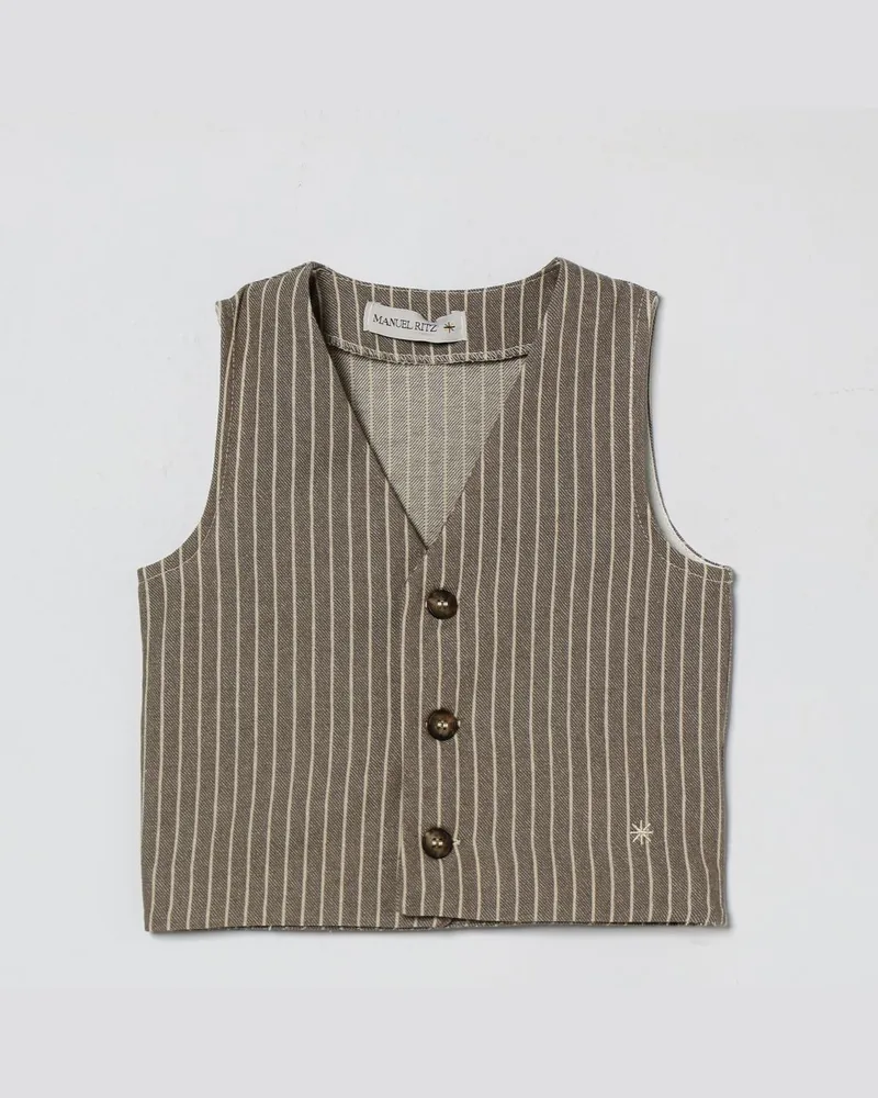 Manuel Ritz Weste kinder Beige
