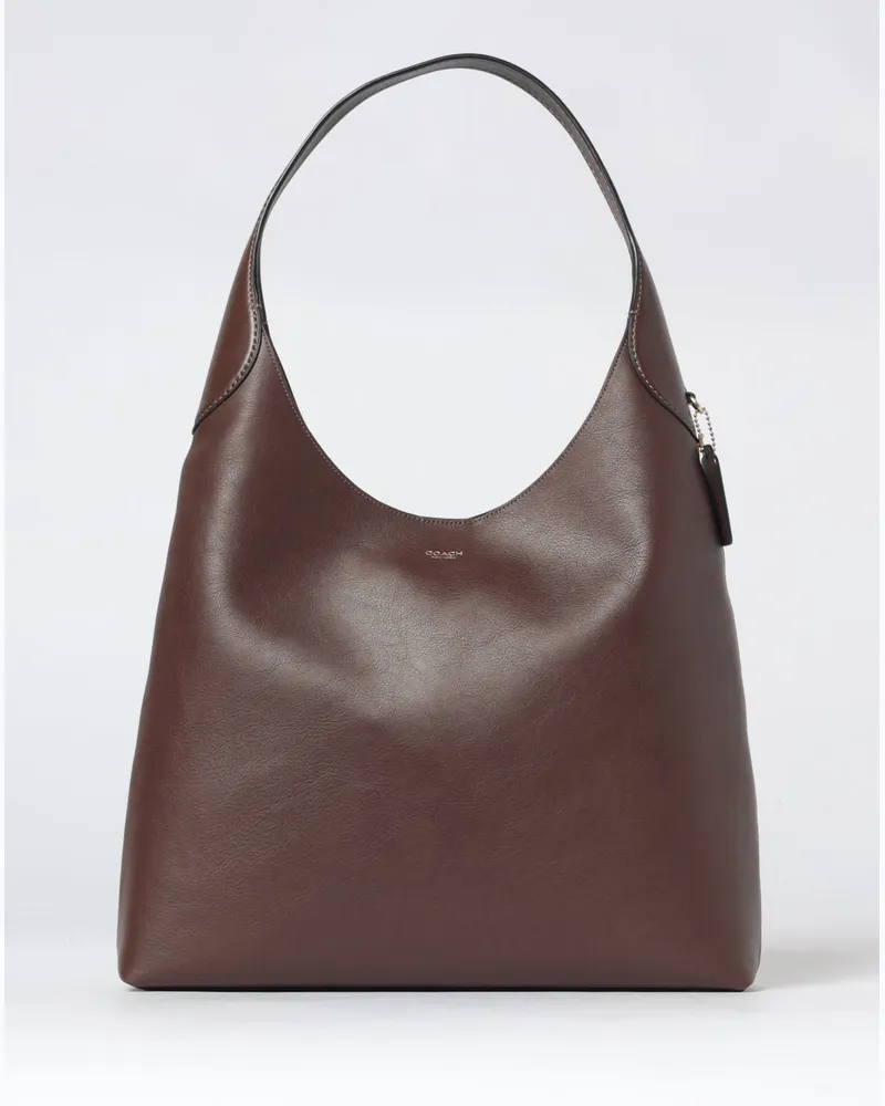 Coach Brooklyn 39 Ledertasche Braun