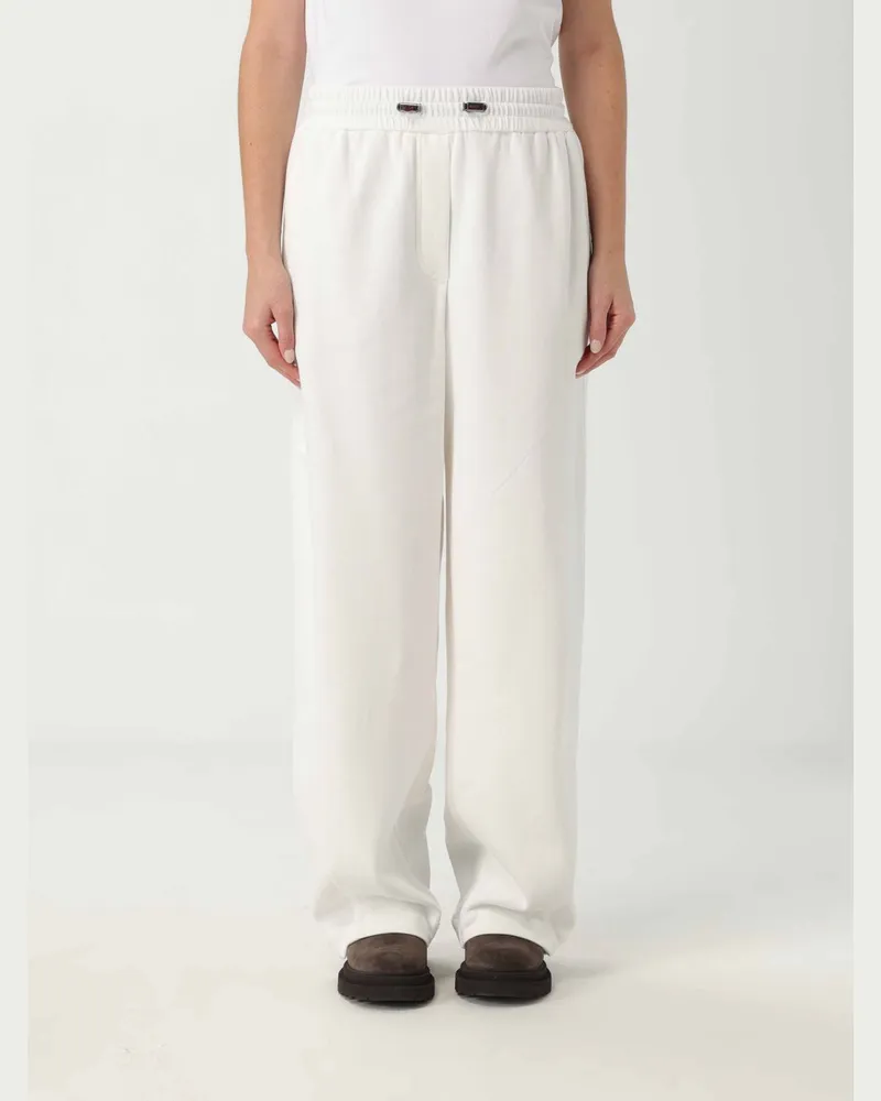 Brunello Cucinelli Hose damen Weiß