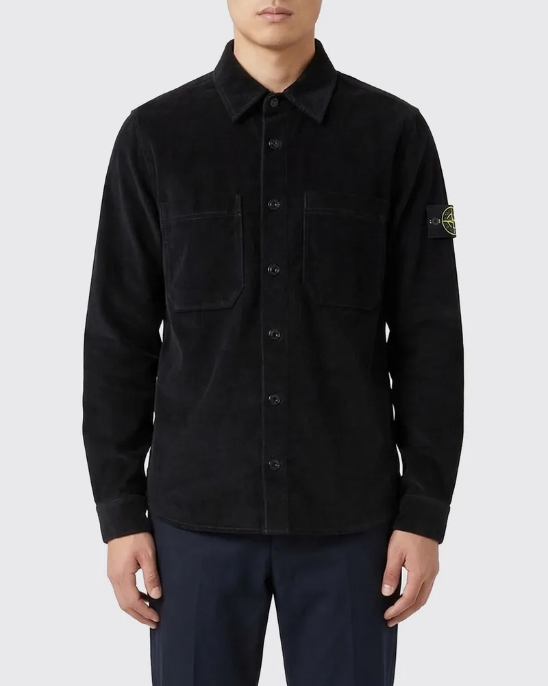 Stone Island Hemd herren Schwarz