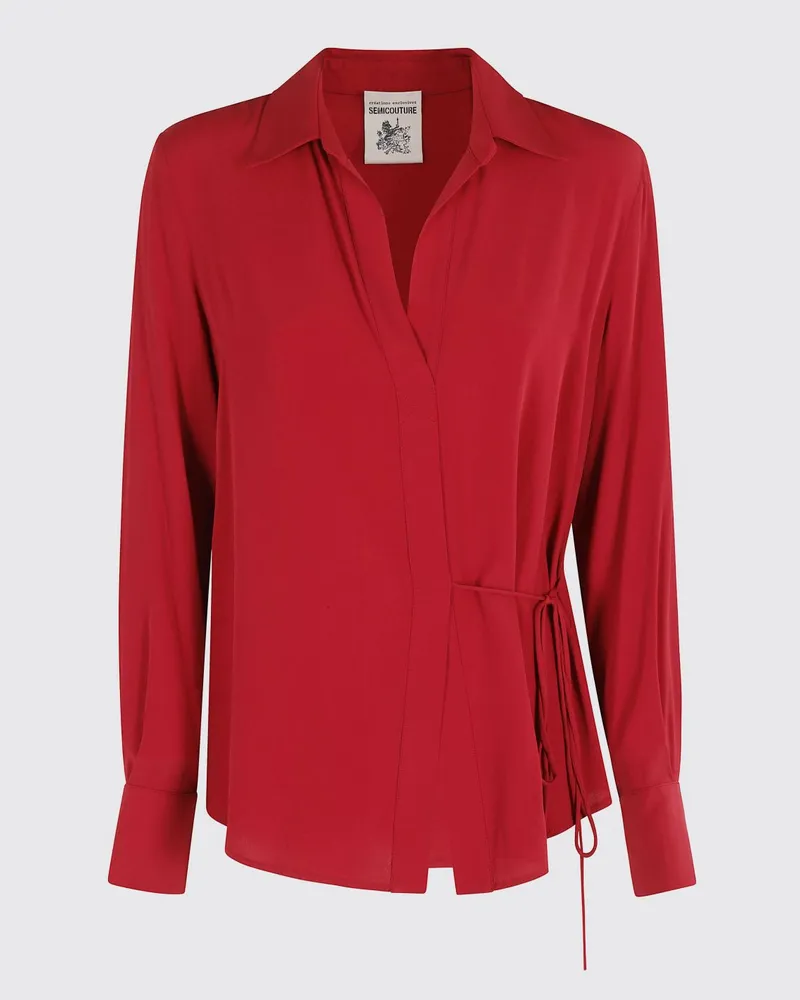 Semicouture Hemdbluse damen Rot