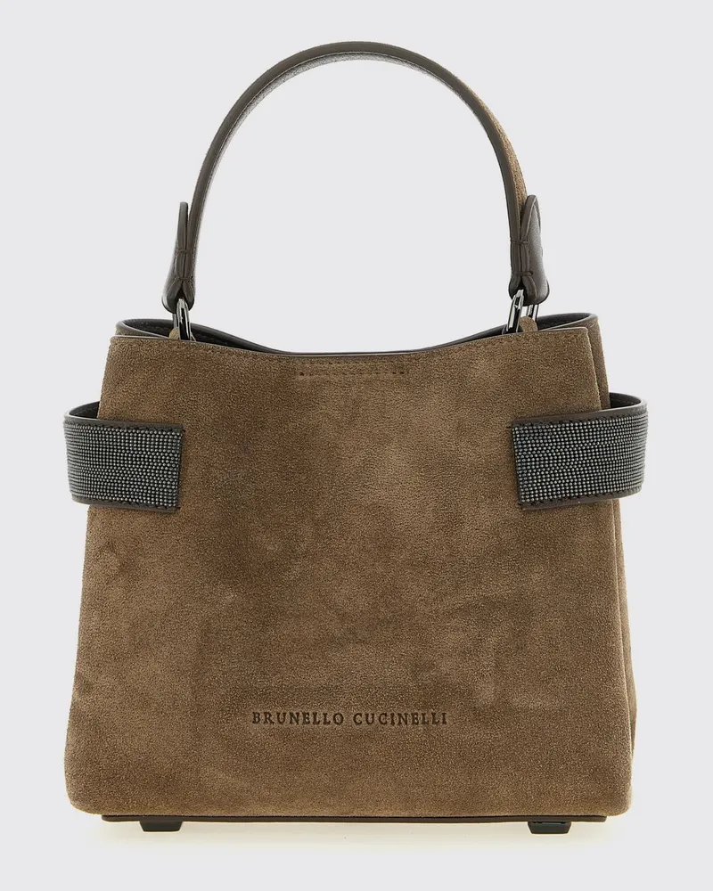 Brunello Cucinelli Schultertasche damen Braun