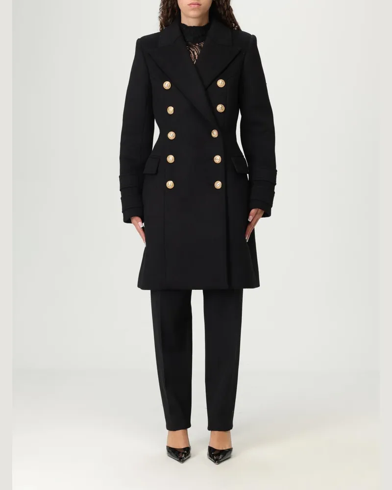 Balmain Mantel damen Schwarz