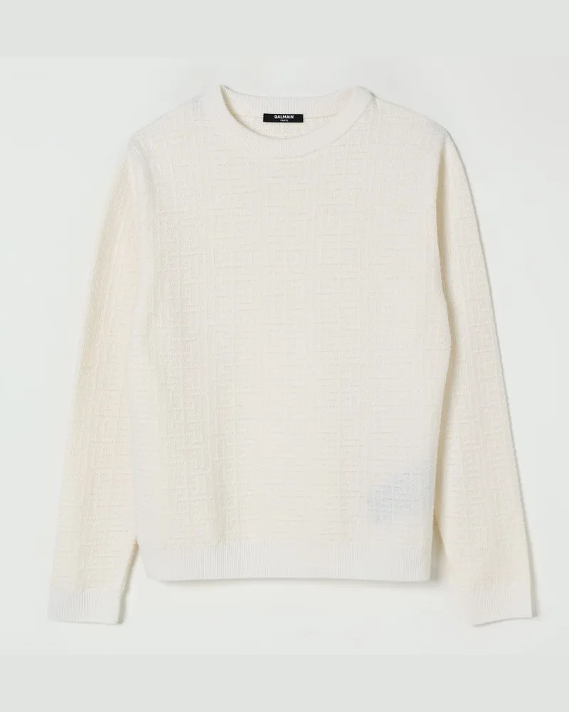 Balmain Pullover kinder Weiß