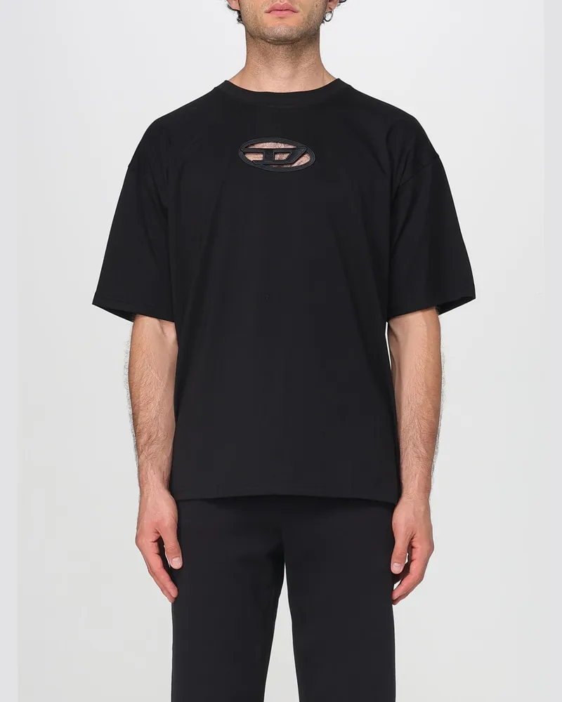 Diesel T-shirt herren Schwarz