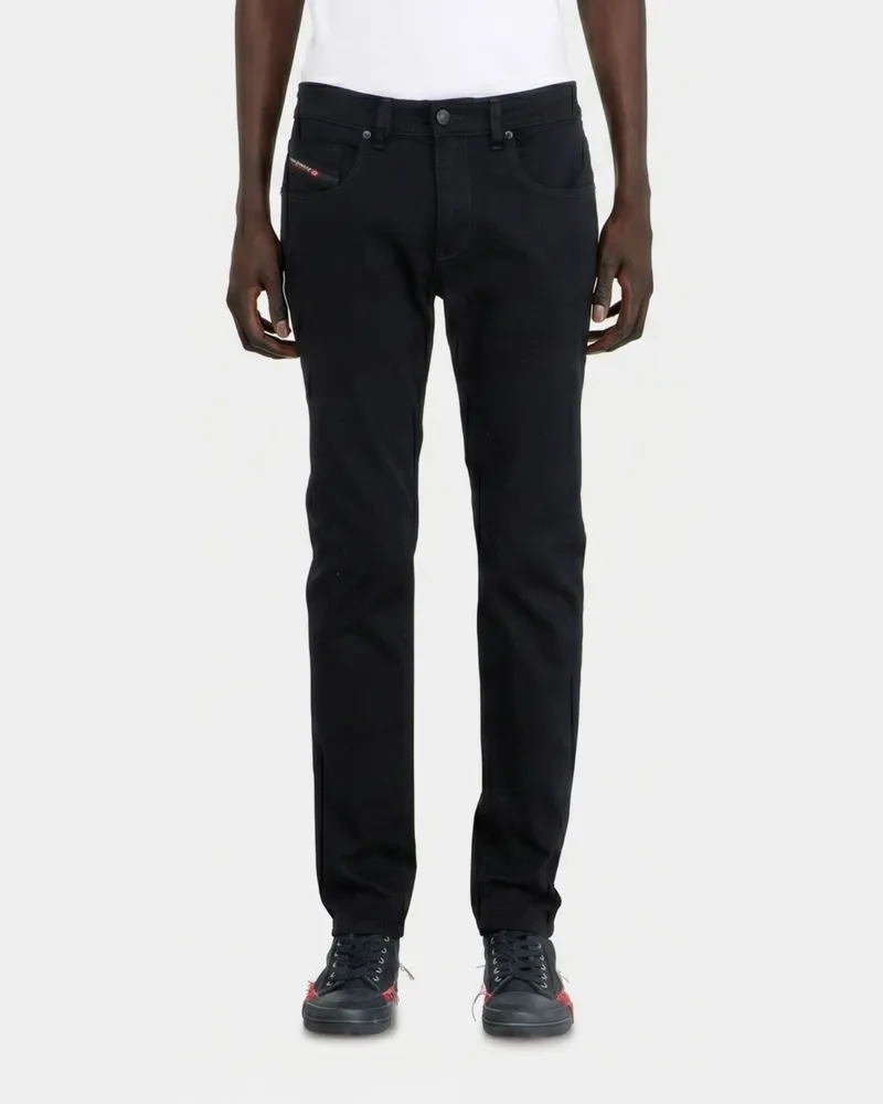 Diesel D-Strukt Slim Fit Jeans aus Denim Schwarz