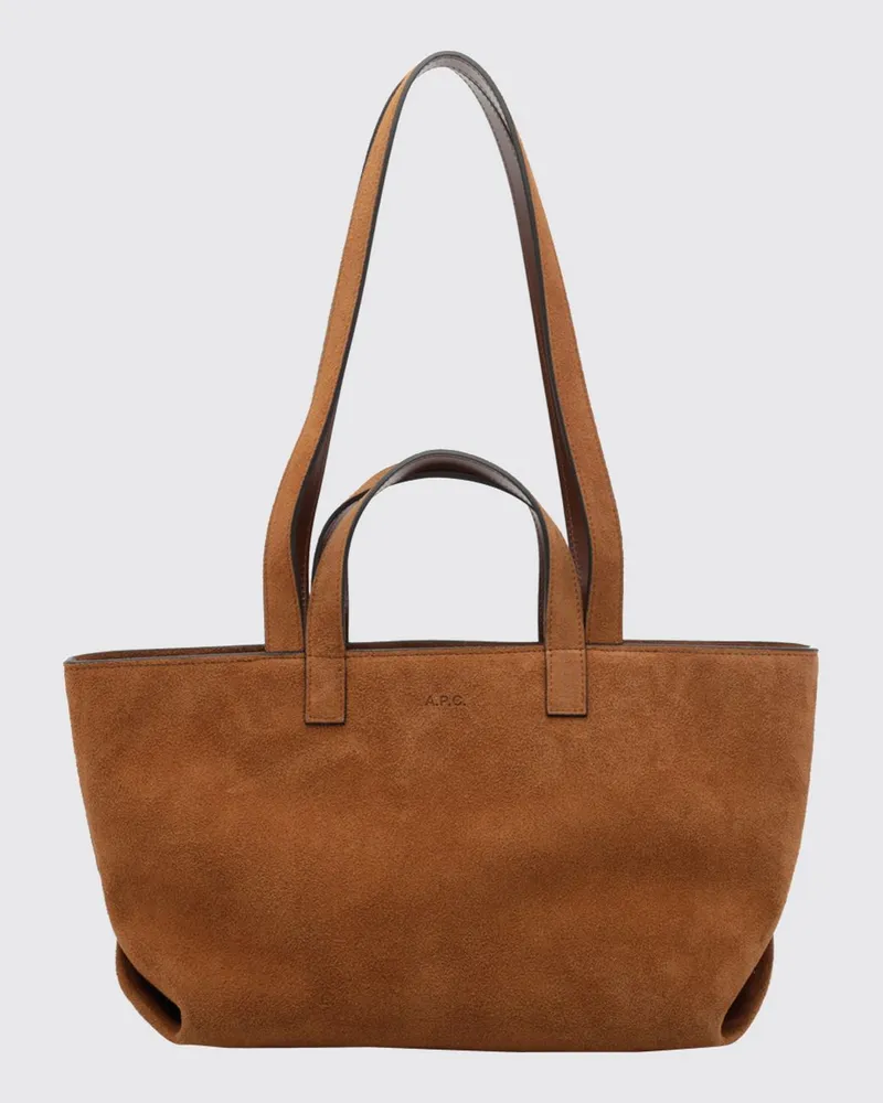 A.P.C. Handtasche damen Camel