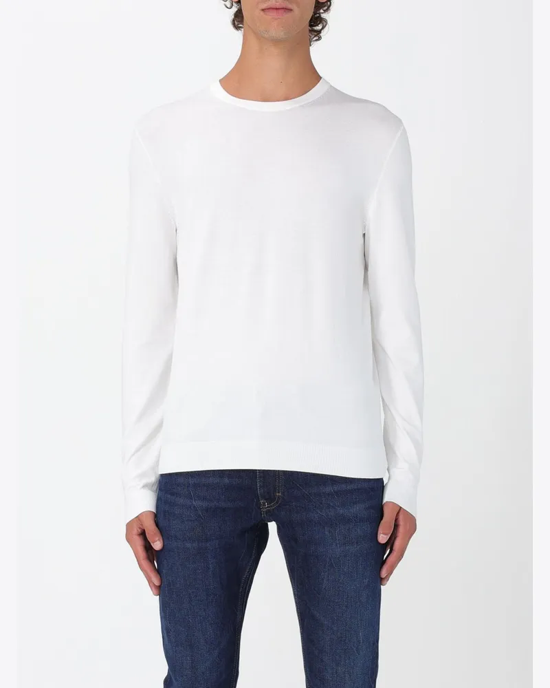 HUGO BOSS Pullover herren Weiß
