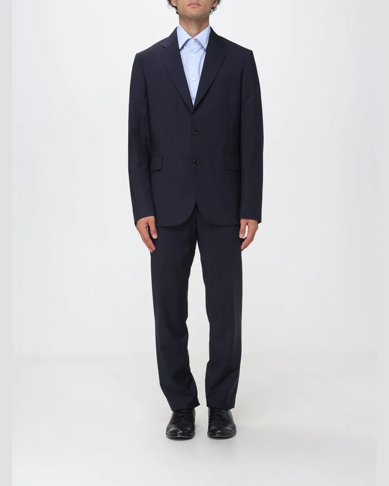 Paul Smith Einreihiger Anzug aus reiner Wolle für feierliche Anlässe Navy