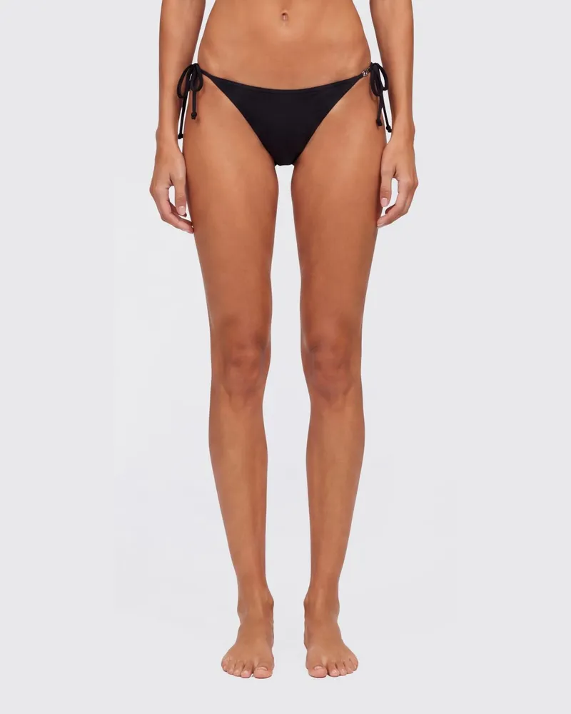 Diesel Slim-Fit-Bikinihose aus Polyamid mit verstellbaren seitlichen Bändern Schwarz