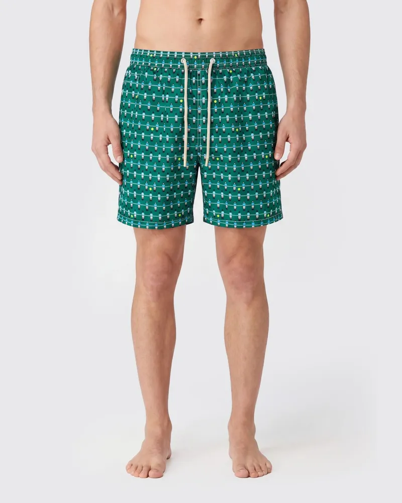 MC2 Saint Barth Bedruckte Boxer-Badehose Fa01