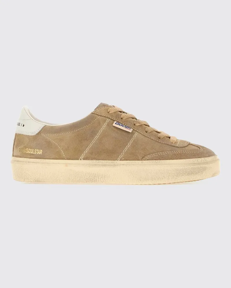 Golden Goose Soul Star Wildleder-Sneaker mit Sohle im Used-Look Tabak