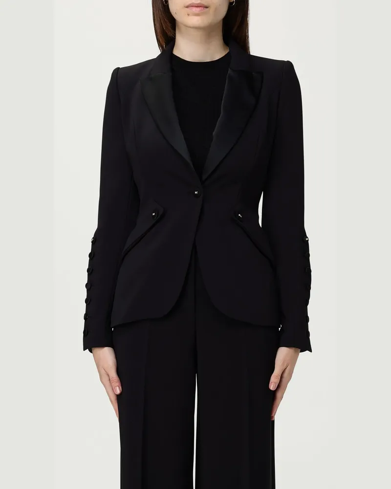 Elisabetta Franchi Blazer damen Schwarz