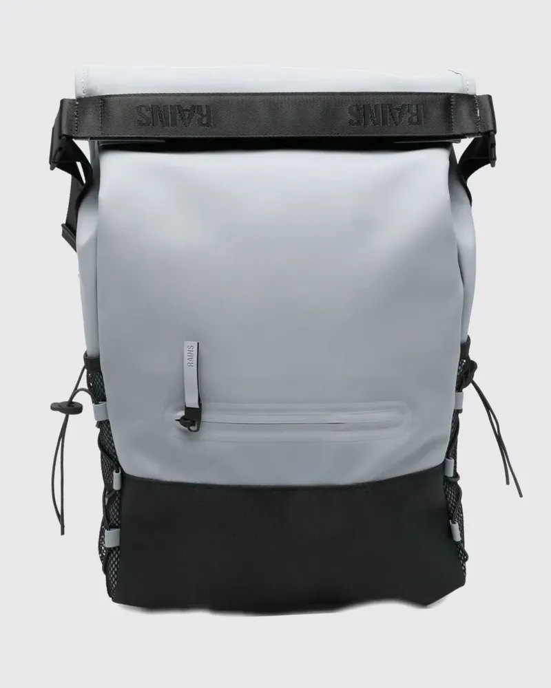 RAINS Trail Mountaineer Rolltop Rucksack aus Polyester Blau