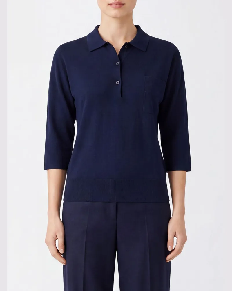 Lisa Yang Pullover damen Navy