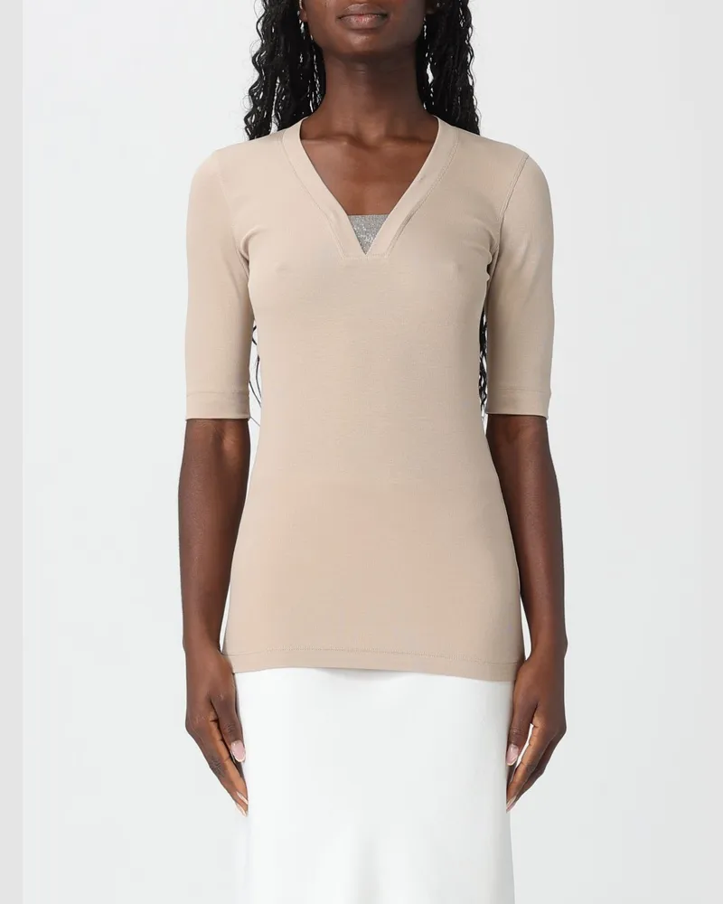 Brunello Cucinelli Pullover damen Beige