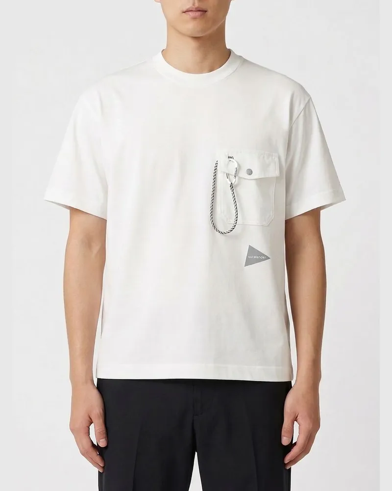 and wander T-shirt herren Weiß