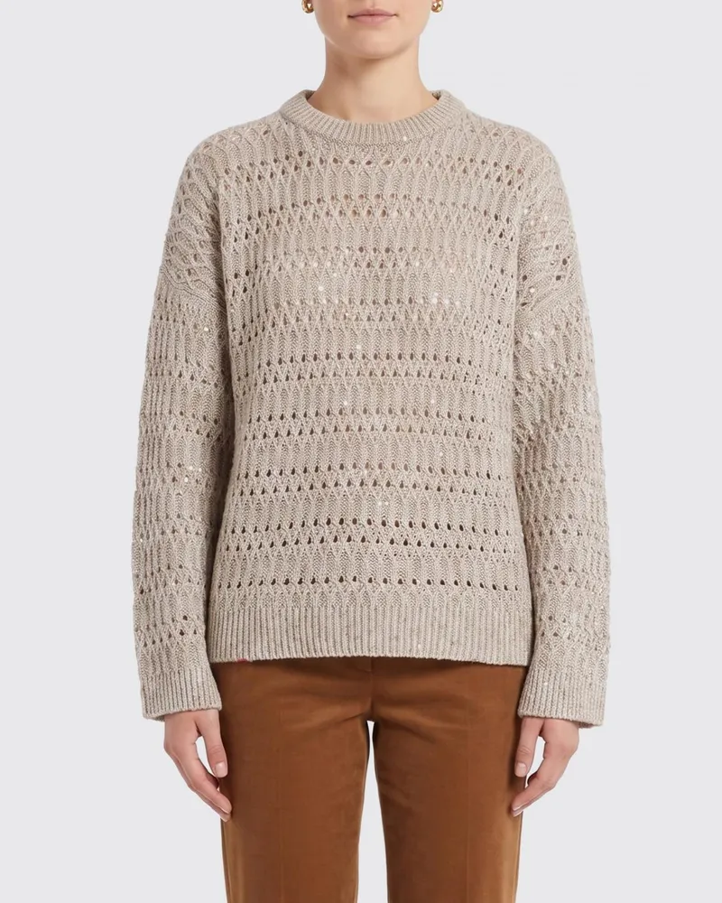 Brunello Cucinelli Pullover damen Nude