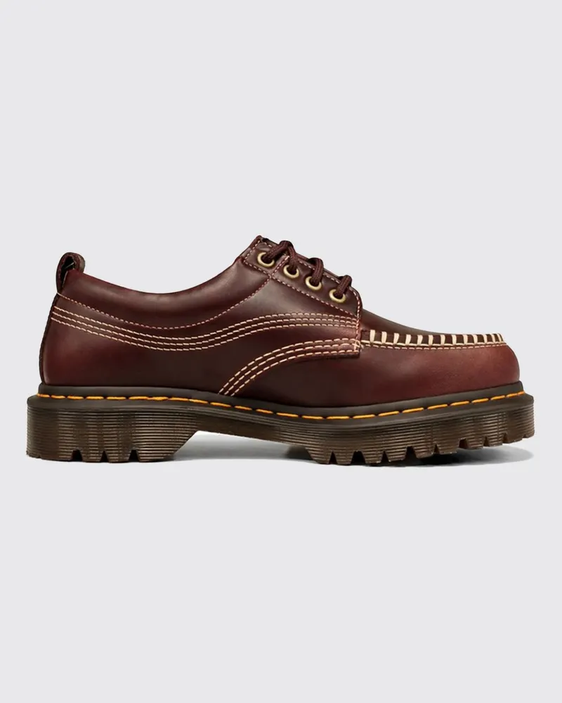 Dr.Martens Lowell Derby-Schuhe aus Leder Rot