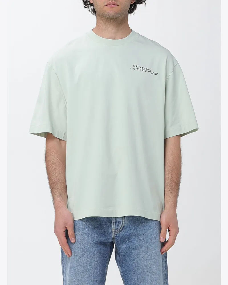 OFF-WHITE T-shirt herren Grün