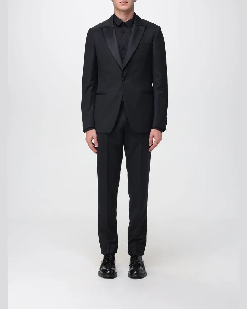 LARDINI Anzug herren Schwarz