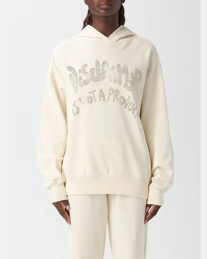 DISCLAIMER Sweatshirt damen Milch