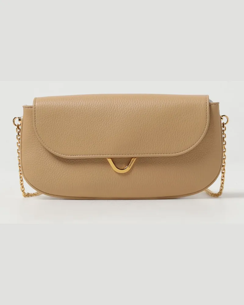 Coccinelle Schultertasche Beige