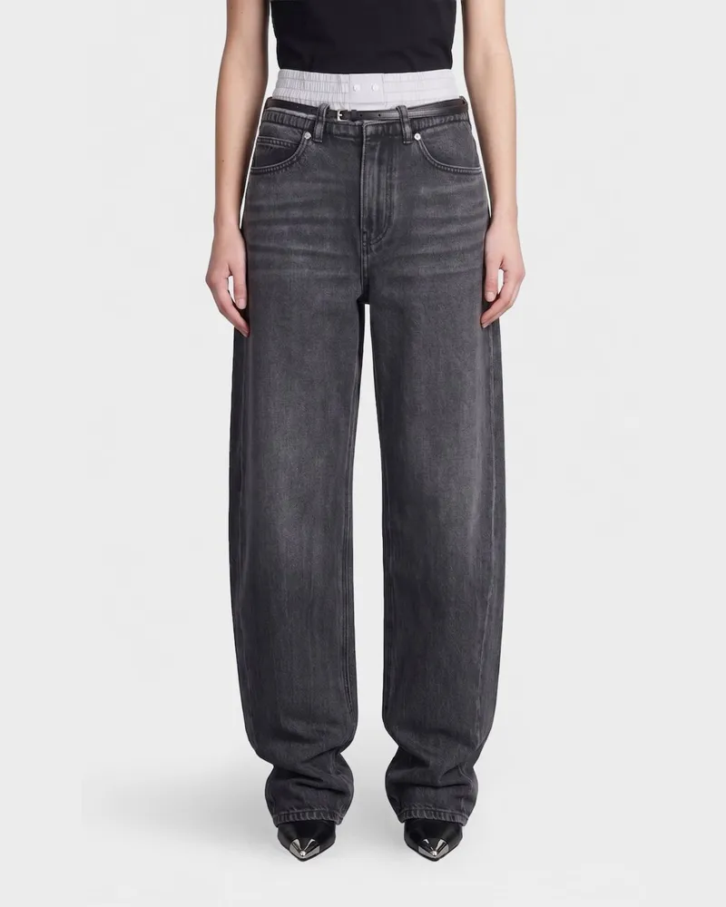 Alexander Wang Jeans damen Schwarz