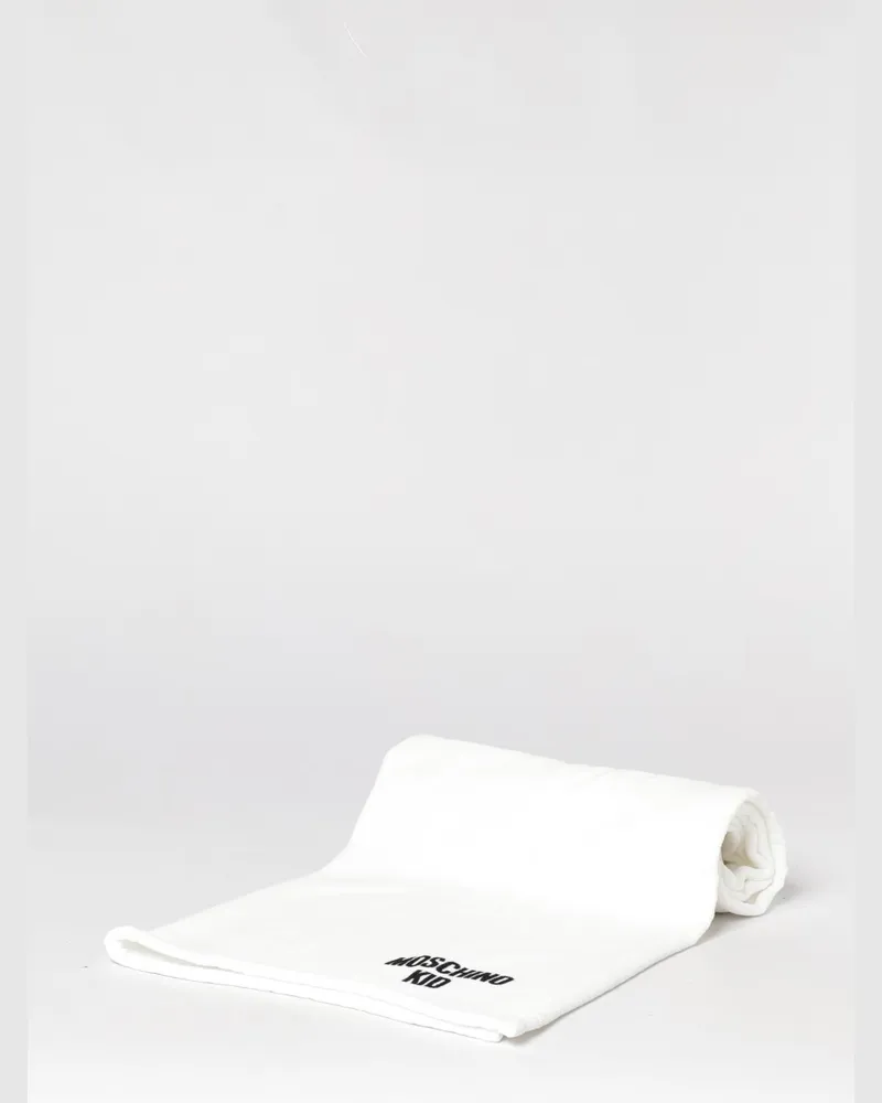 Moschino Badetuch kinder Weiß