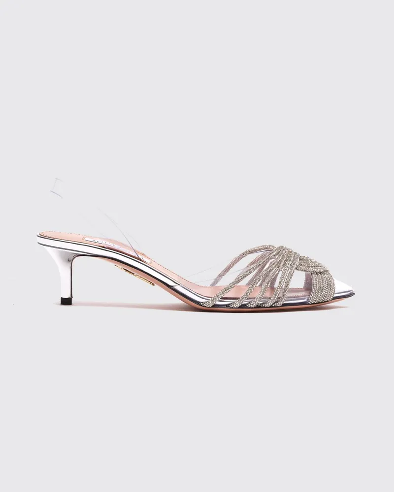 Aquazzura Pumps damen Silber