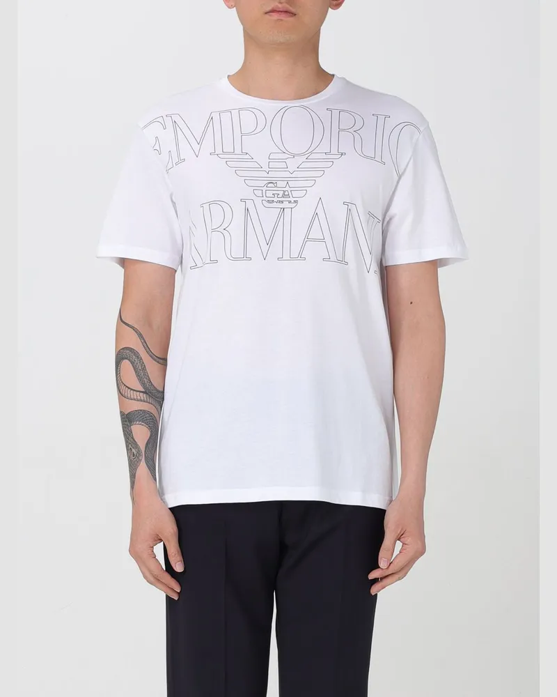 Emporio Armani T-shirt herren Weiß