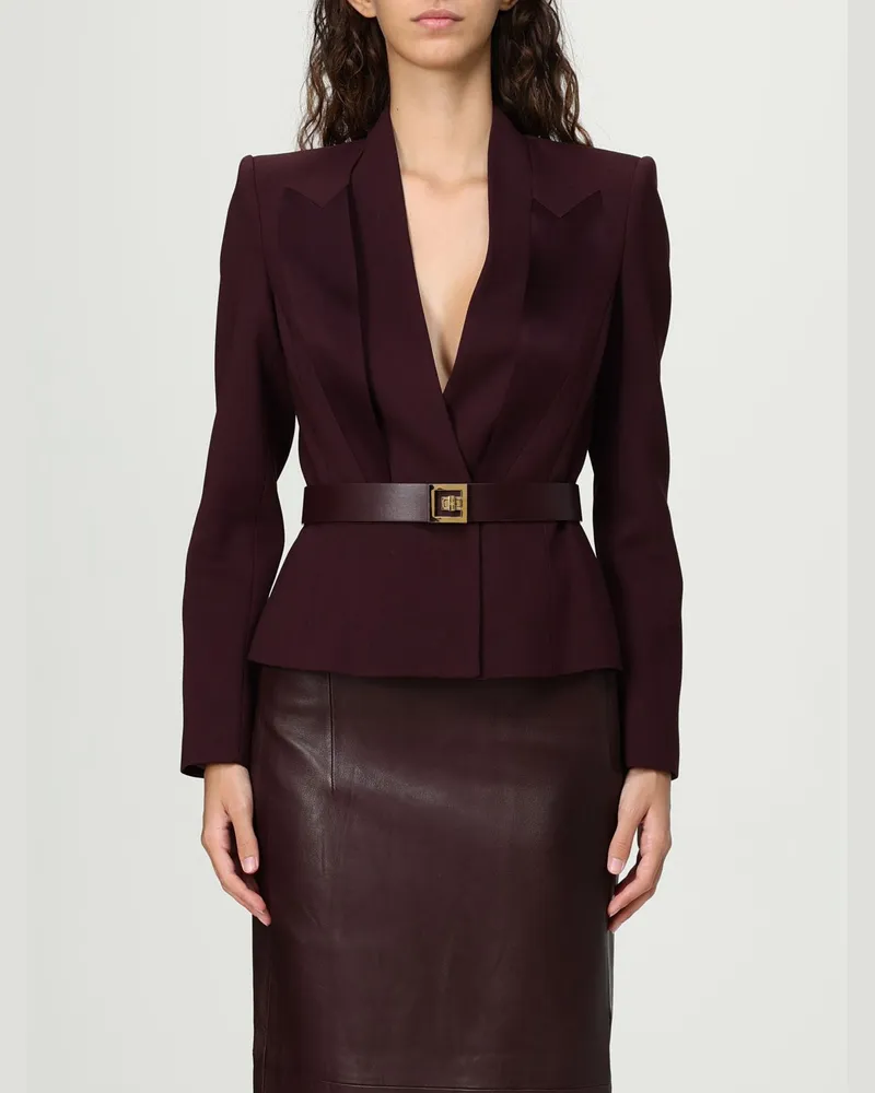 Elisabetta Franchi Blazer damen Burgunderrot